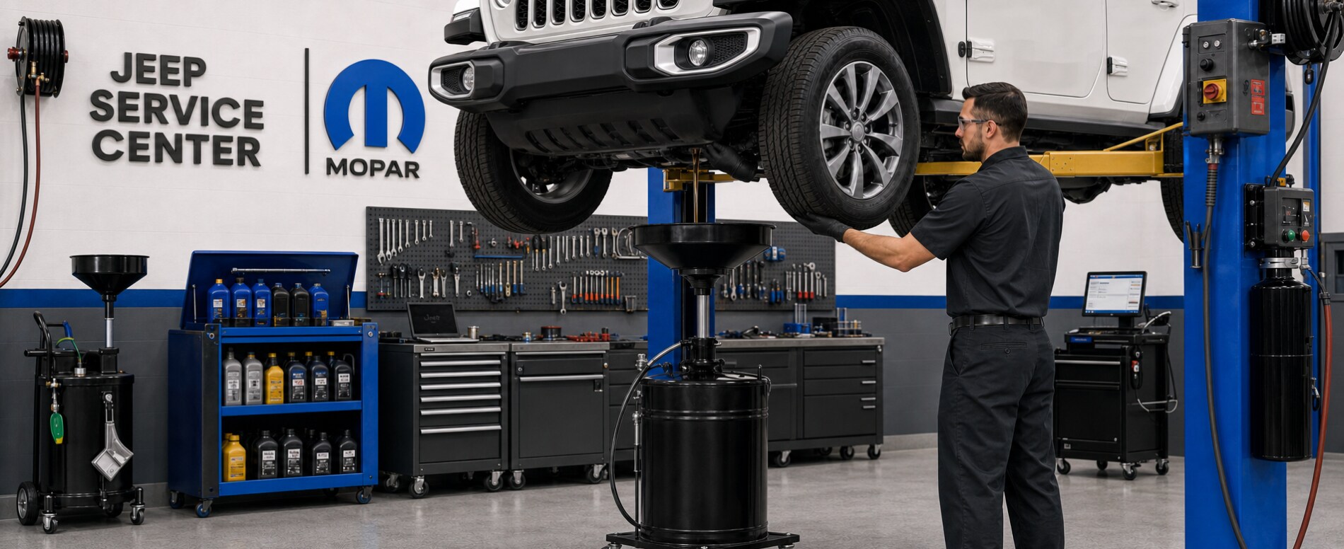 Jeep Oil Change service at Mahon CDJR — serving Brevard, Asheville, Hendersonville, Fletcher, and Cherokee NC