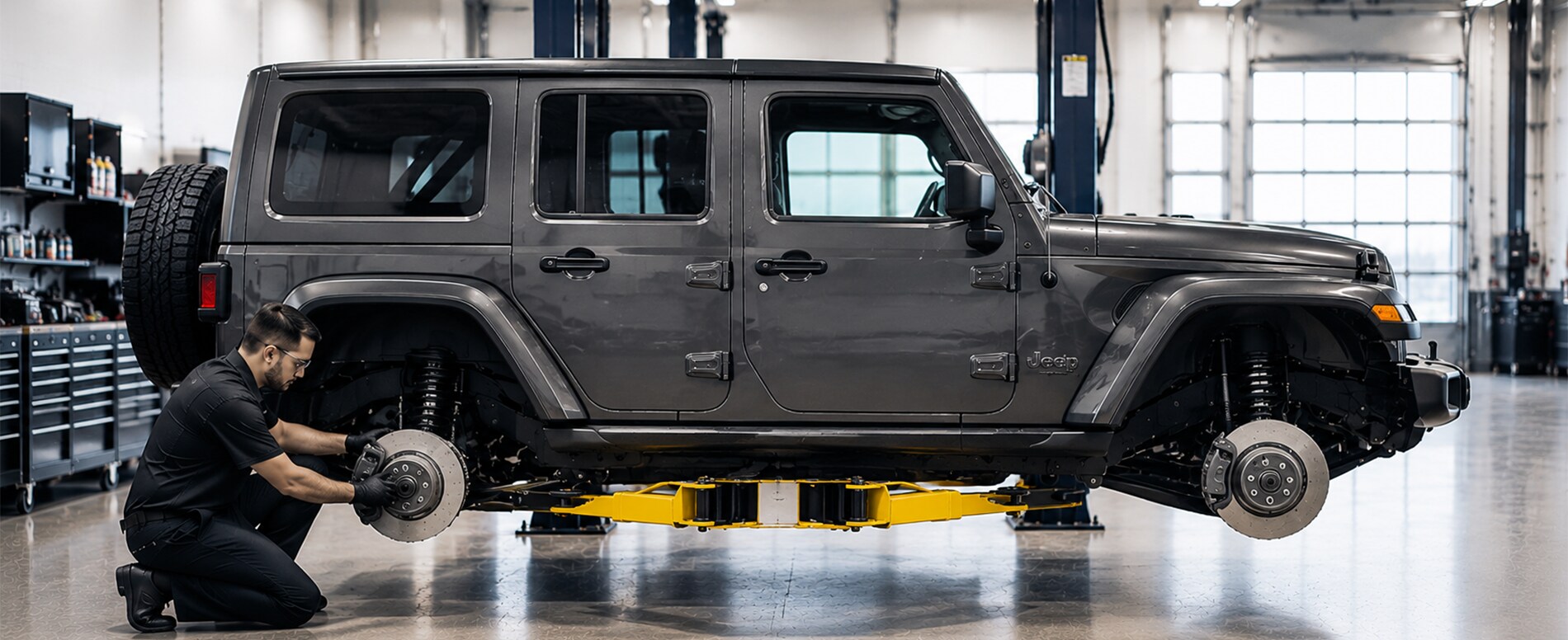 Jeep Brake Service service at Mahon CDJR — serving Brevard, Asheville, Hendersonville, Fletcher, and Cherokee NC
