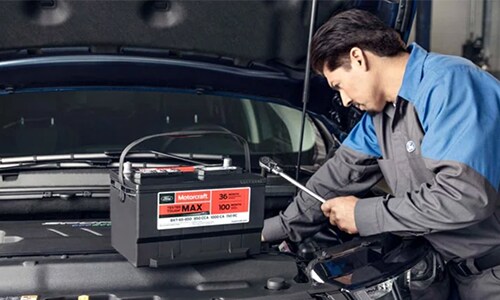 Ford Explorer battery service at Mahon Ford