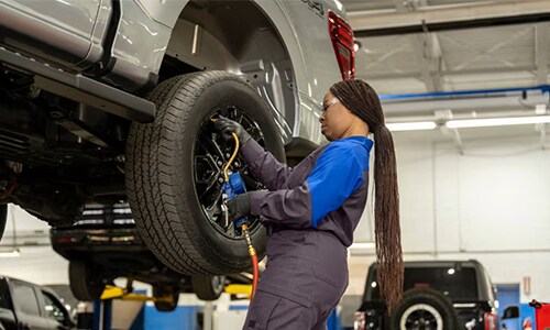 Ford Ranger tire service at Mahon Ford