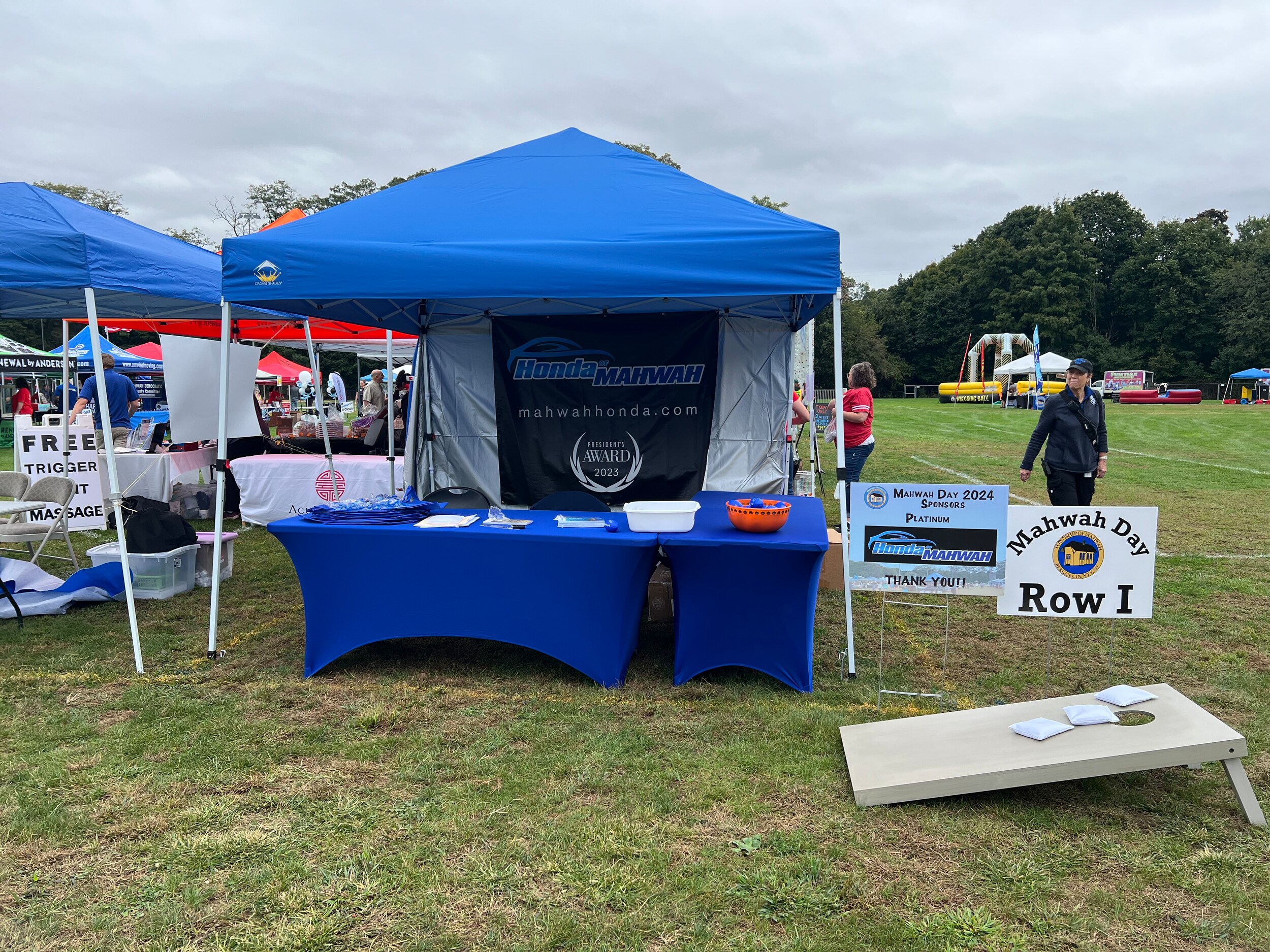 Mahwah Day 2024 Booth