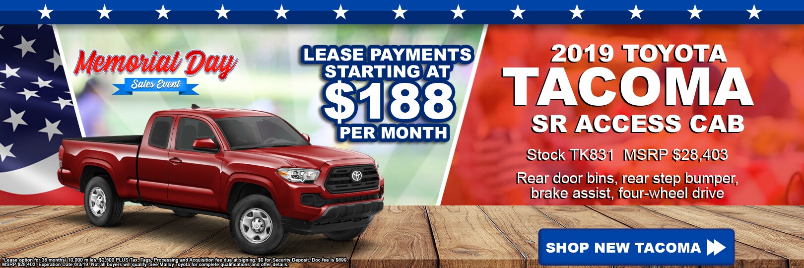 Memorial Day Sales Event