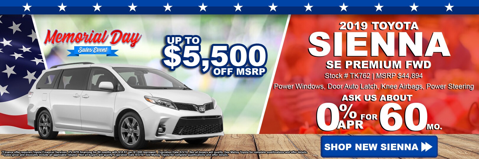 Memorial Day Sales Event