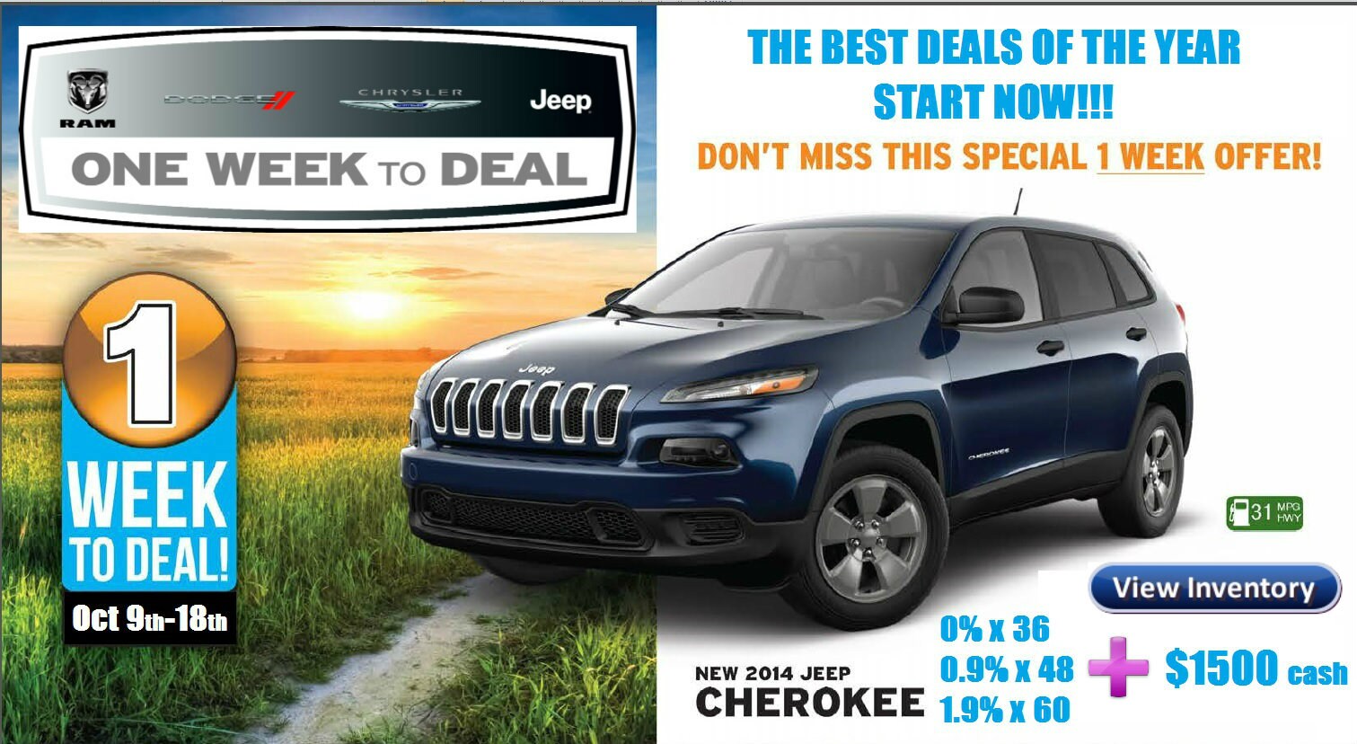 One week to deal chrysler #1