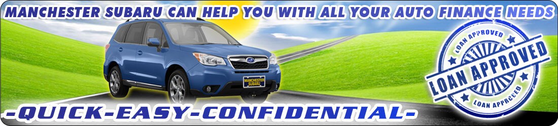 Manchester Subaru Finance Application Page