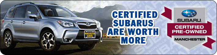 Certified Pre-Owned Subaru at Manchester Subaru