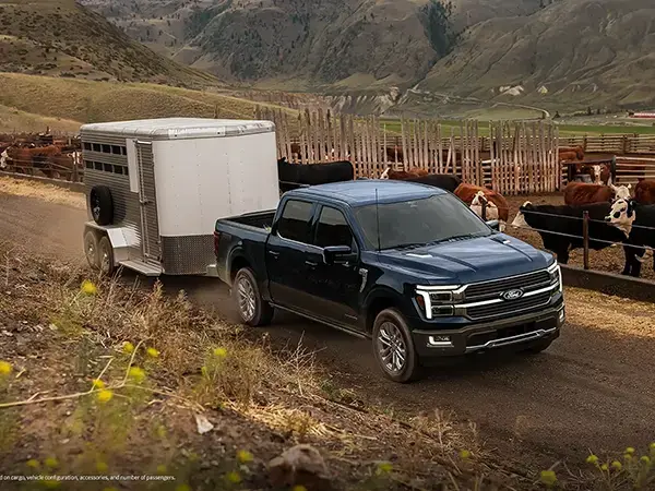 2026 Ford F-150 towing a small trailer