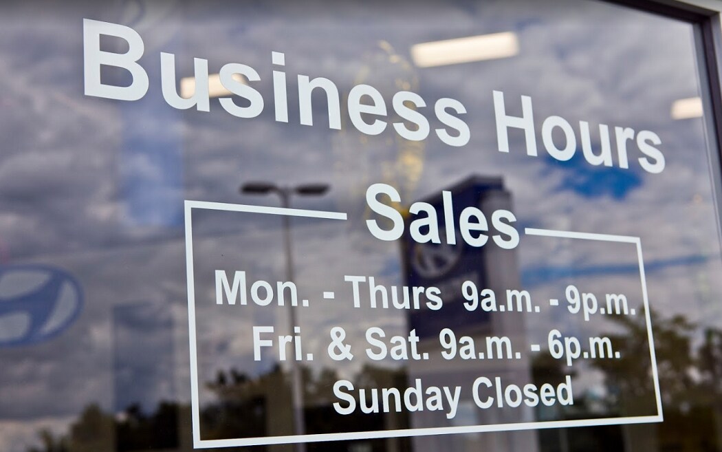 Maple Hyundai Maple Hyundai Business Hours