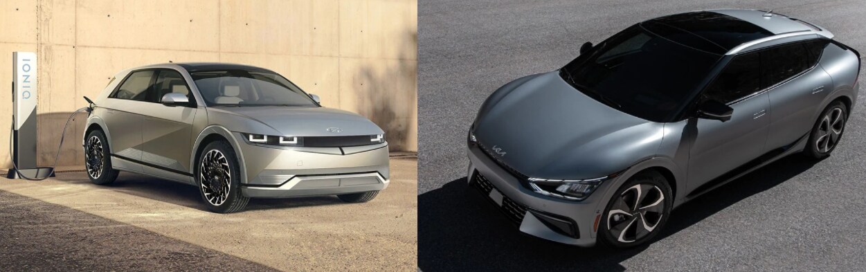 2022 Hyundai Ioniq 5 vs. 2022 Kia EV6 2022 Hyundai Ioniq 5 vs. 2022 Kia EV6