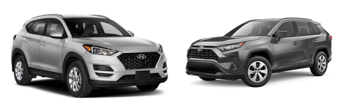 2021 Hyundai Tucson vs 2021 Toyota RAV4 2021 Hyundai Tucson vs 2021 Toyota RAV4