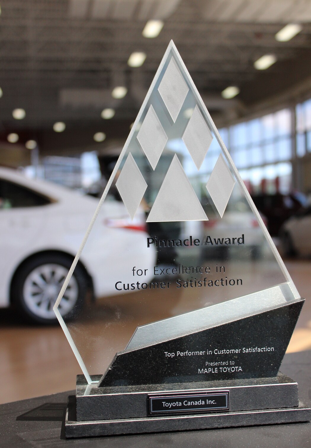 Top Performer in Customer Satisfaction - Toyota Pinnacle Award Top Performer in Customer Satisfaction - Toyota Pinnacle Award