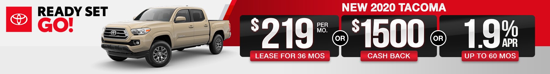 Toyota Tacoma Lease and Finance Specials toyota tacoma specials