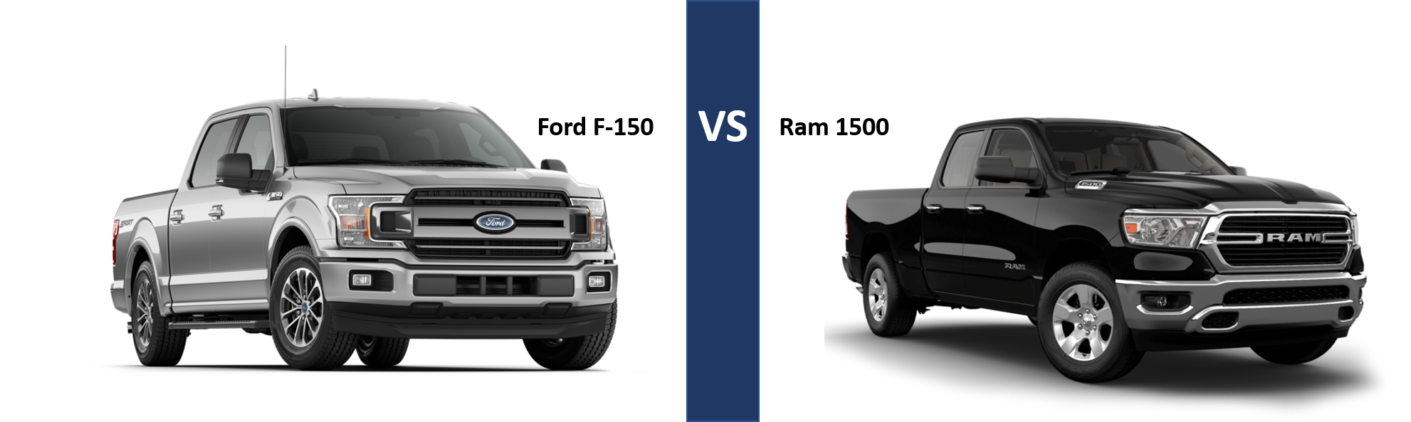 Ford F-150 truck vs RAM 1500