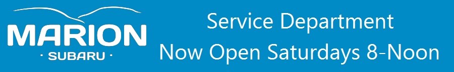 Service Open Saturdays