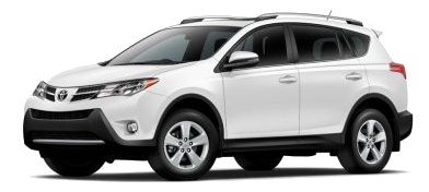White Toyota Rav4