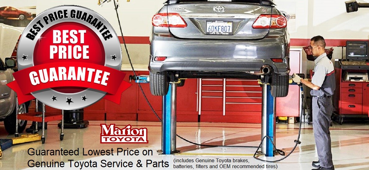 Marion Toyota Lowest Price
Guarantee