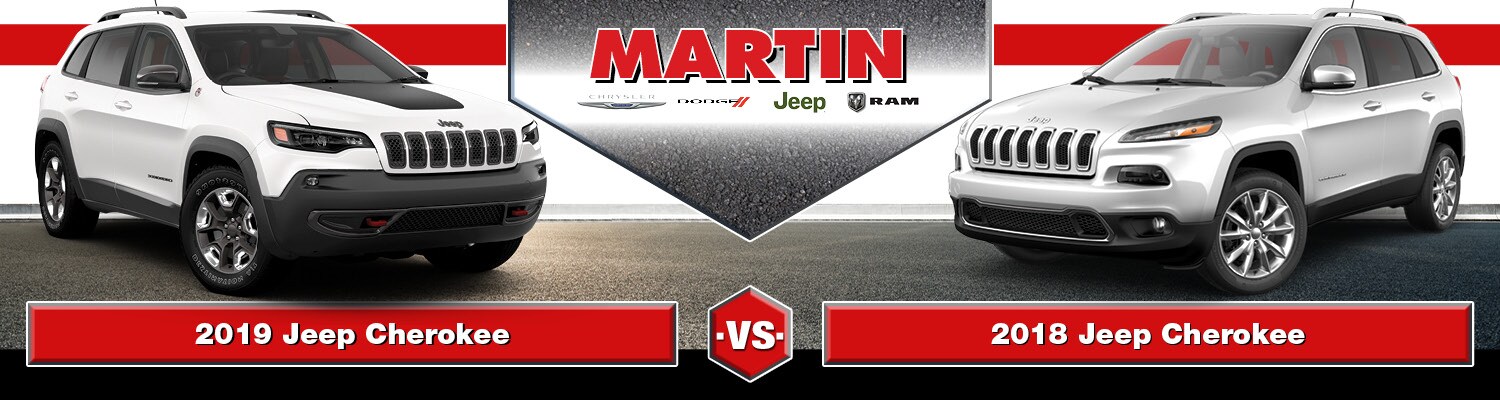 2019 jeep cherokee vs 2018 jeep cherokee