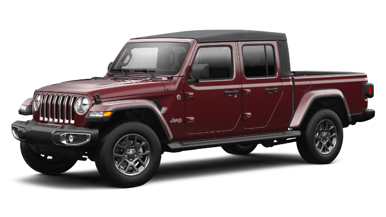 2021 Jeep Gladiator in Overland in Snazzberry exterior