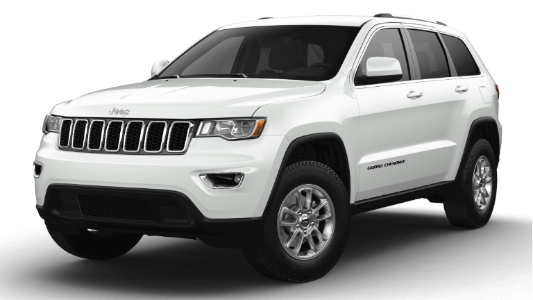 White 2021 Jeep Grand Cherokee Laredo E exterior