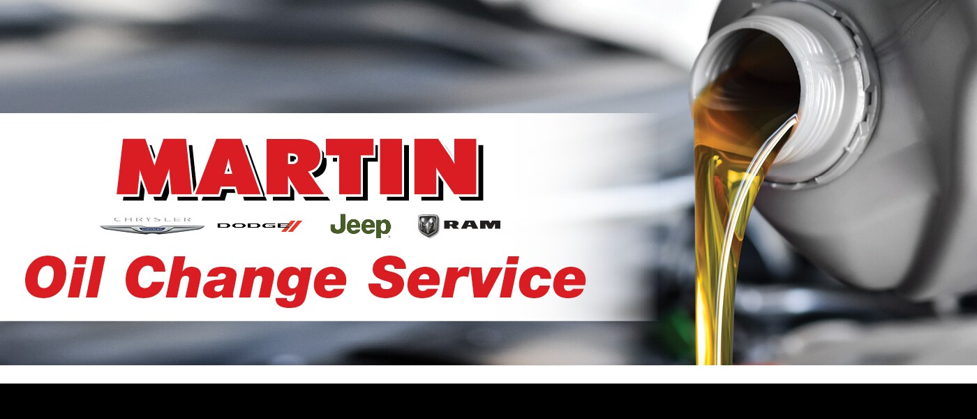 Change Oil At Martin's CDJR dealership