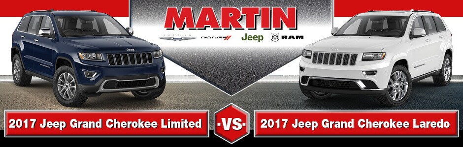 2017 Jeep Grand Cherokee Limited vs. 2017 Jeep Grand Cherokee Laredo Banner