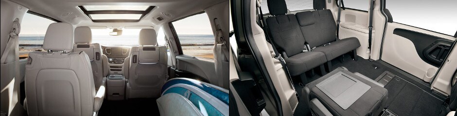 2017 Chrysler Pacifica vs. 2017 Dodge Grand Caravan Cargo Capcity in Union Grove, WI