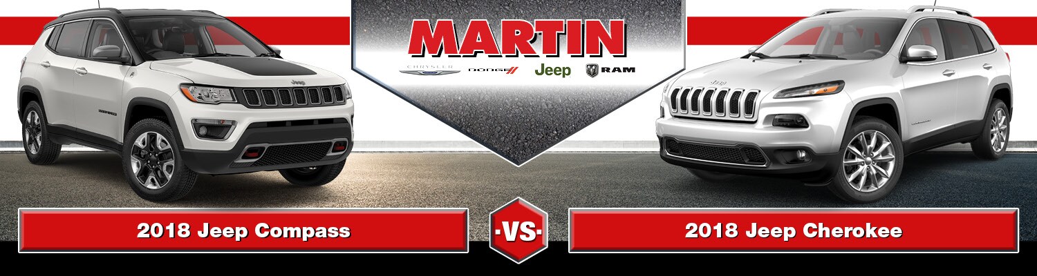 2018 jeep compass vs cherokee