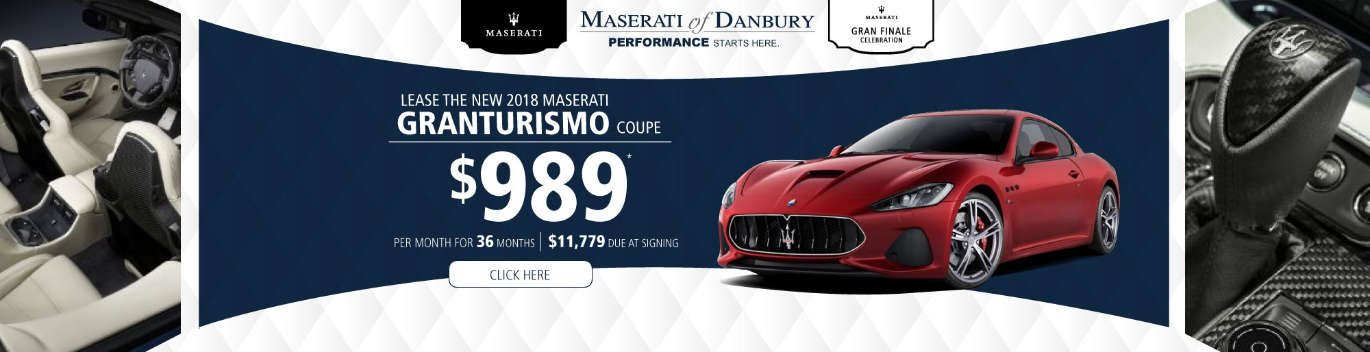 Maserati Granturismo lease deal image