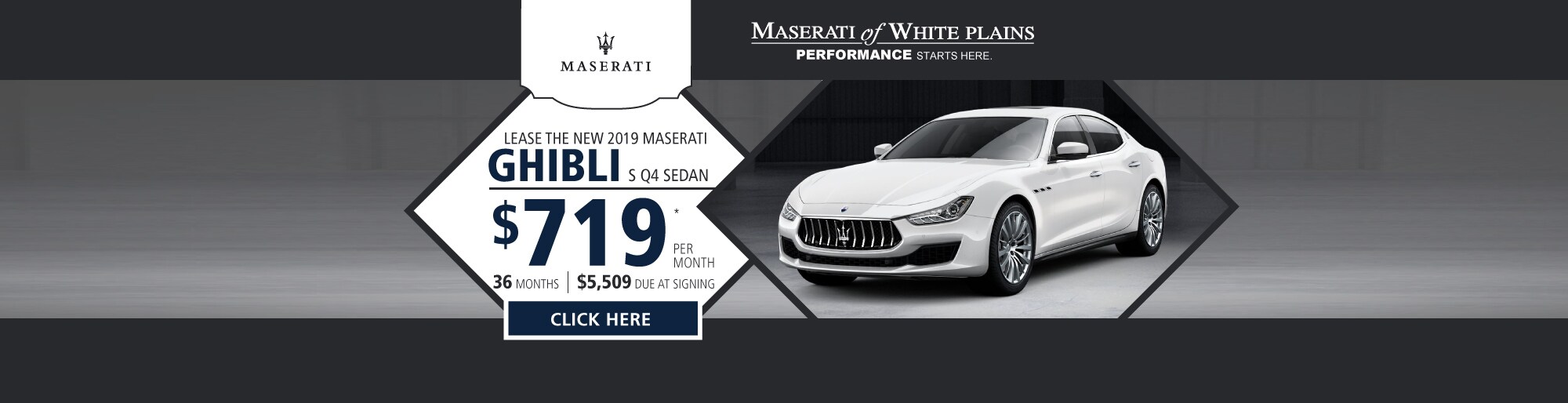 Maserati Lease Deal Image