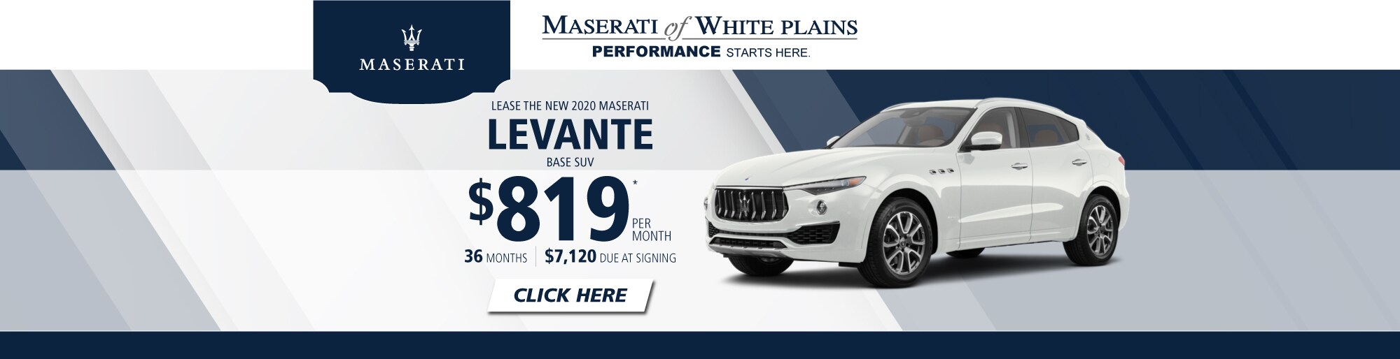 Maserati Levante lease deal image