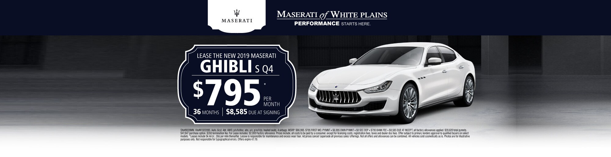 Maserati Lease Deal Image