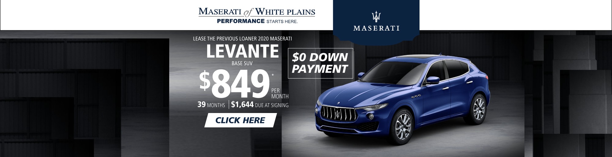 Maserati Levante lease deal image