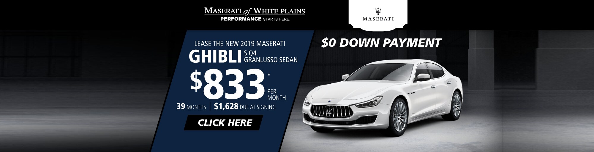 Maserati Ghibli lease deal image