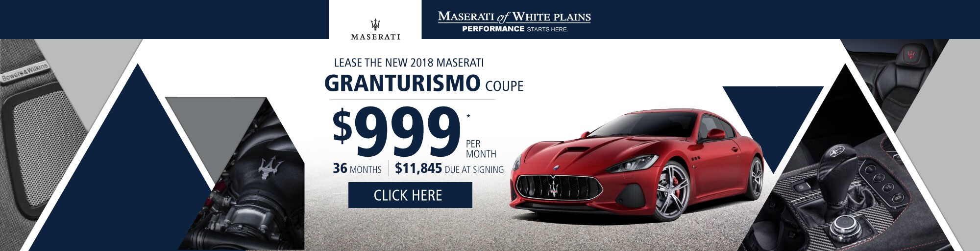 Maserati Granturismo lease deal image
