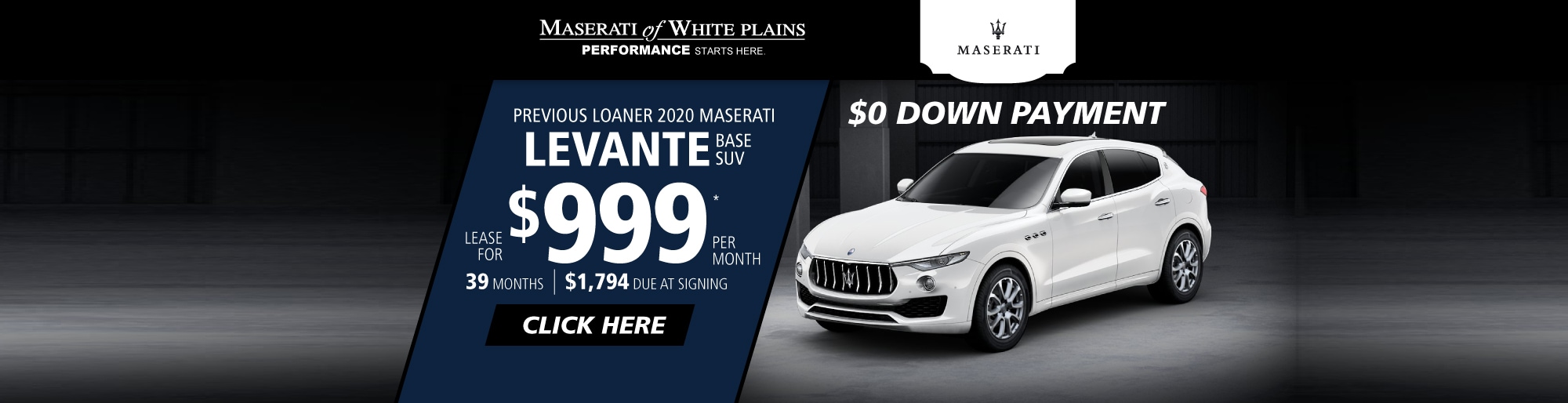 Maserati Levante lease deal image