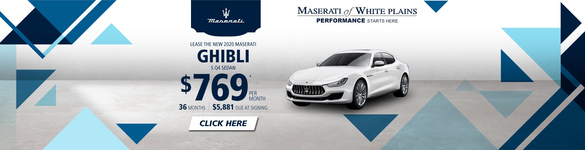 Maserati Ghibli lease deal image