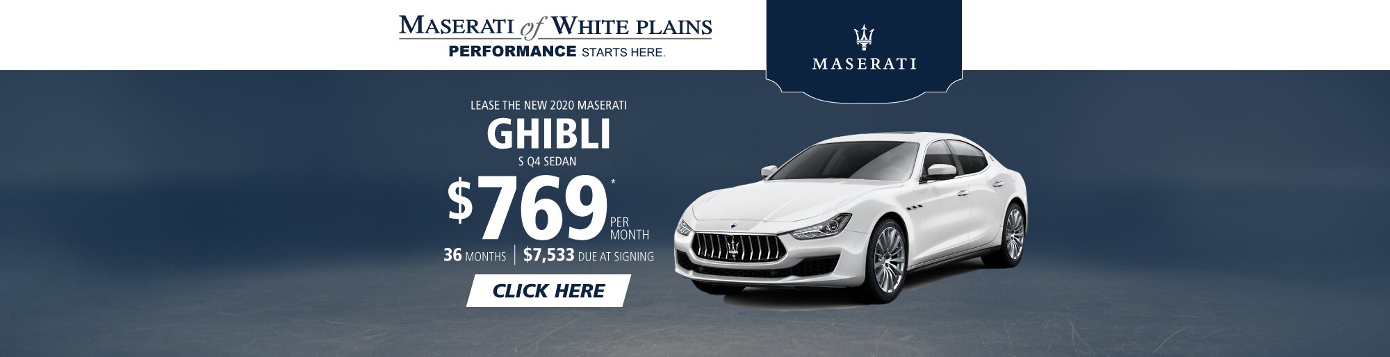 Maserati Ghibli lease deal image