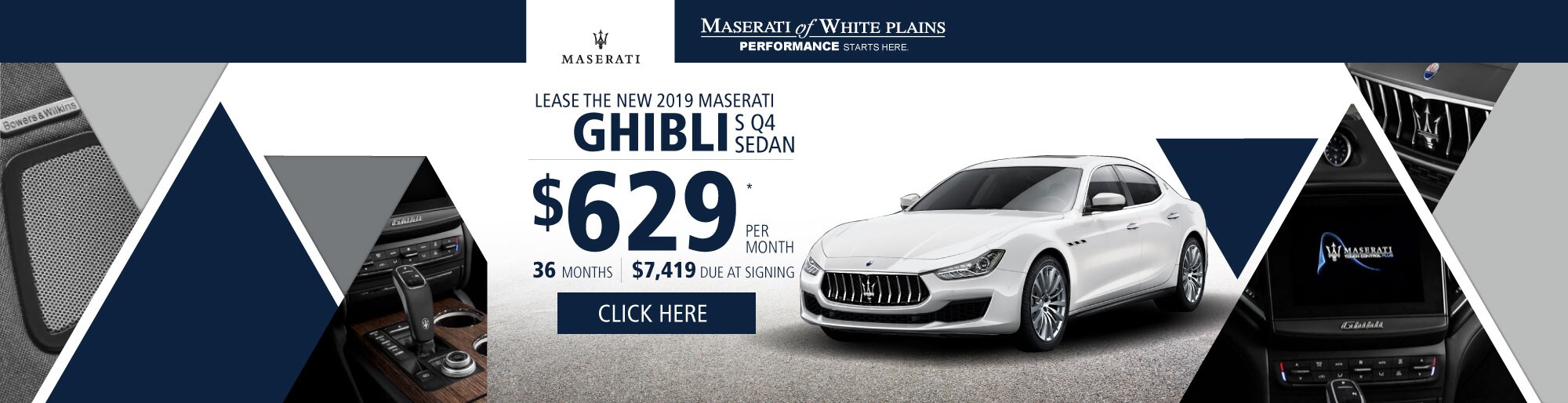 Maserati Ghibli lease deal image