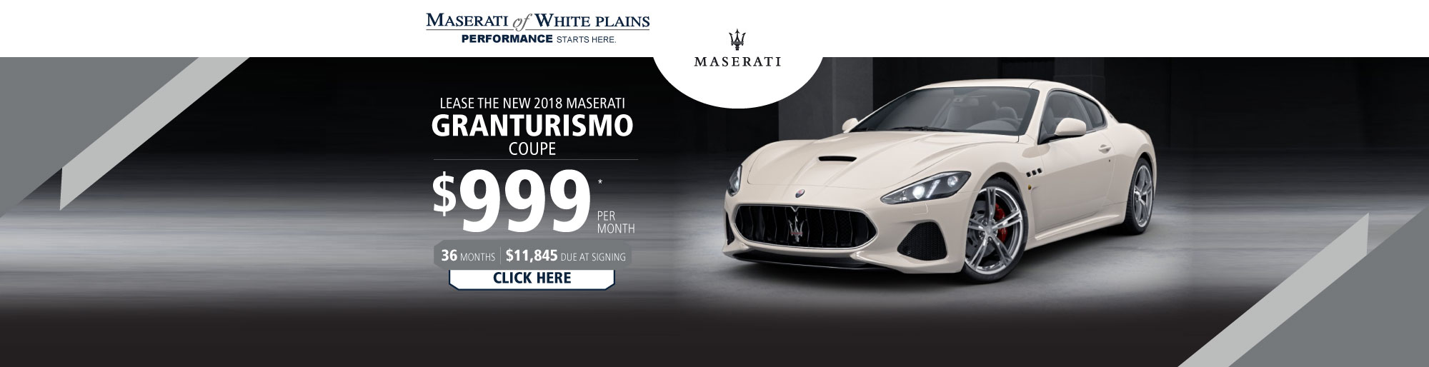 Maserati Granturismo lease deal image
