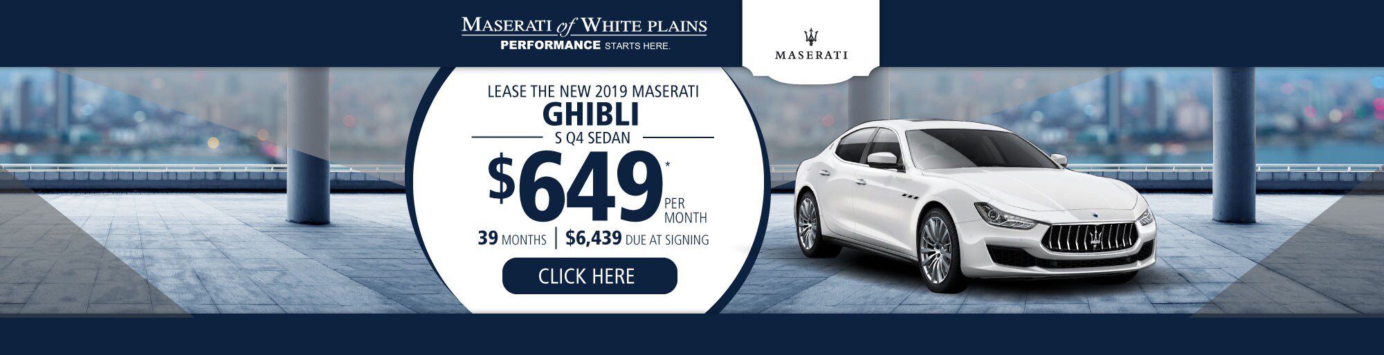 Maserati Ghibli lease deal image