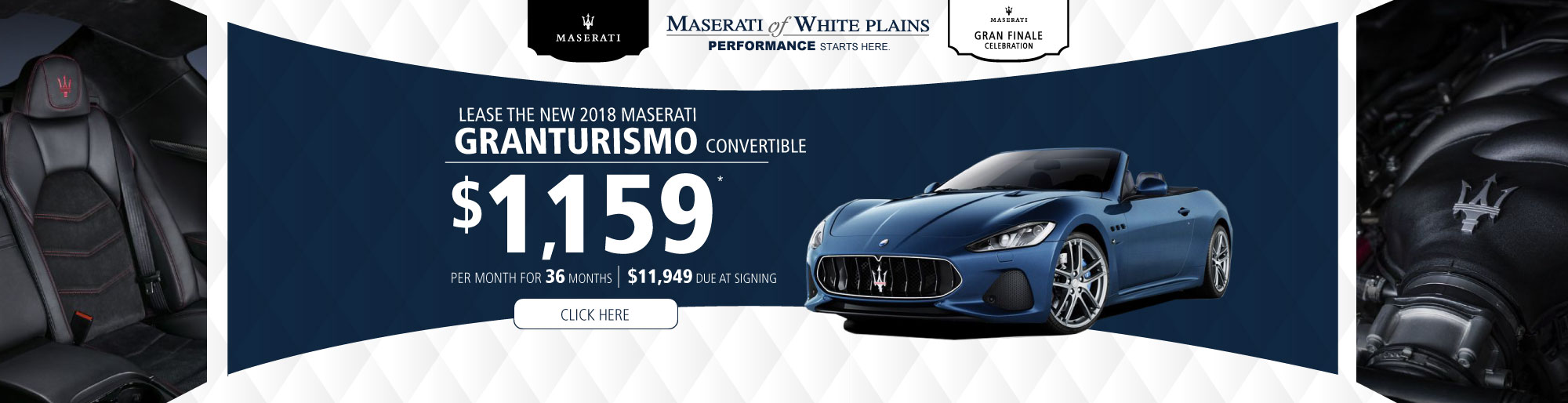 Maserati Granturismo convertible lease deal image