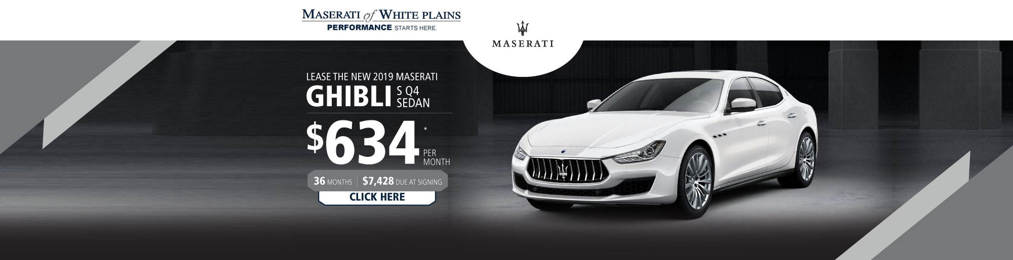 Maserati Ghibli lease deal image