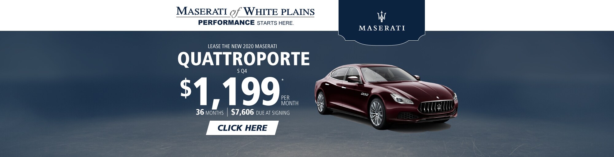 Maserati Quattroporte lease deal image