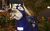 dog statues at Mastro Subaru dog statues at Mastro Subaru