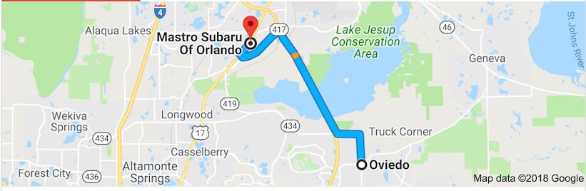 Directions From Oviedo Directions from Oviedo