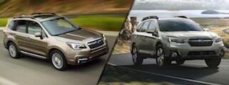 2018 Subaru CrossTrek vs Subaru Outback