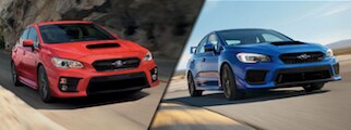 2018 Subaru WRX vs Subaru WRX STI