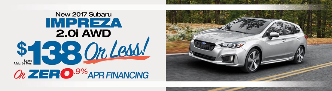 Subaru DE Dealer Impreza Special Offer
