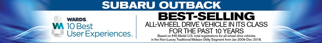 Subaru Outback Best Selling All Wheel Drive