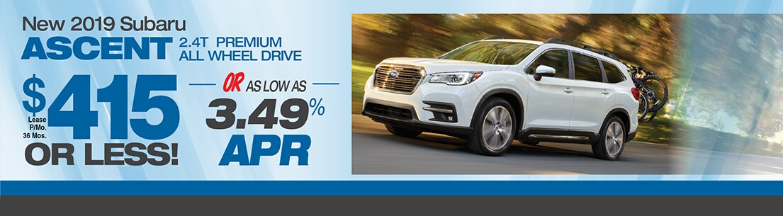 Subaru DE Dealer Ascent Special Offer
